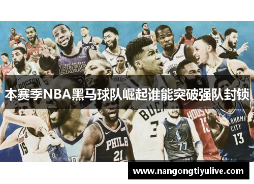 本赛季NBA黑马球队崛起谁能突破强队封锁